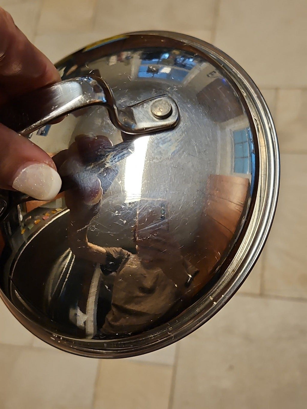 Belgique Classique 5.75" Stainless Steel Dome Replacement Lid Only