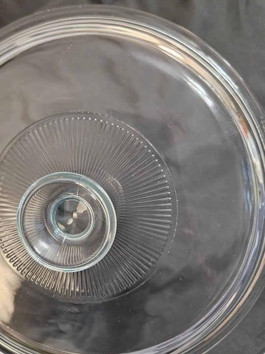 Vintage Pyrex Replacement Lid Pyrex G1C Aqua tint 8.75" Diameter EUC