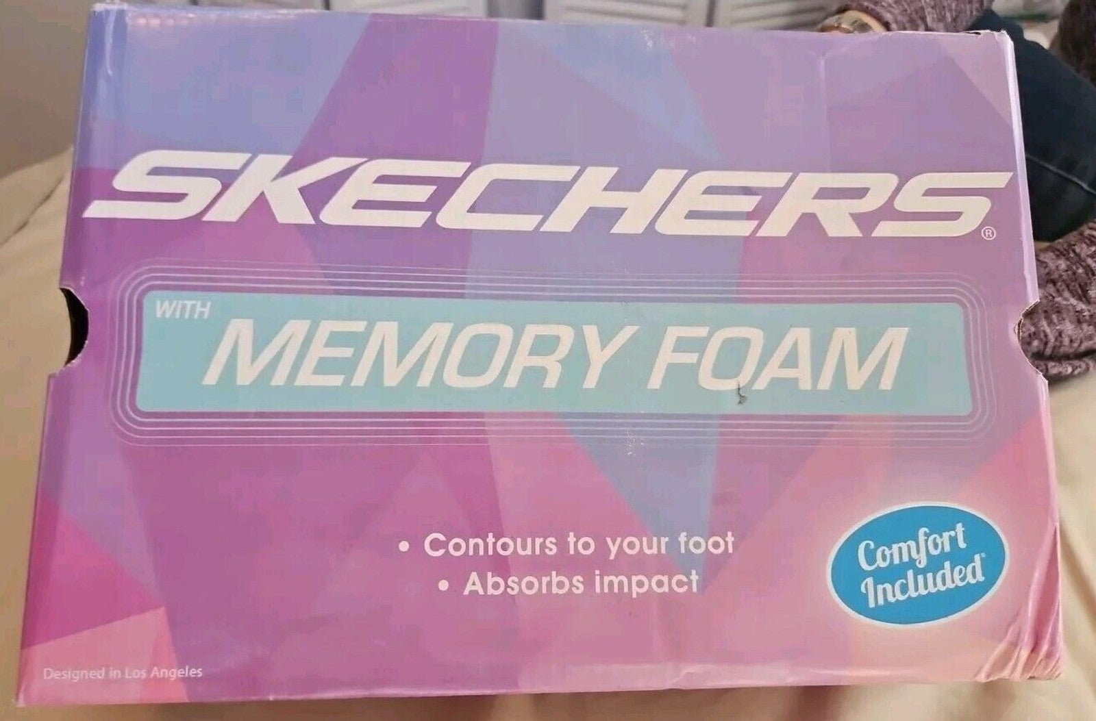 New Skechers Vapor Foam Lite Spark Sneakers Women's 7.5 White Multi Slip-on
