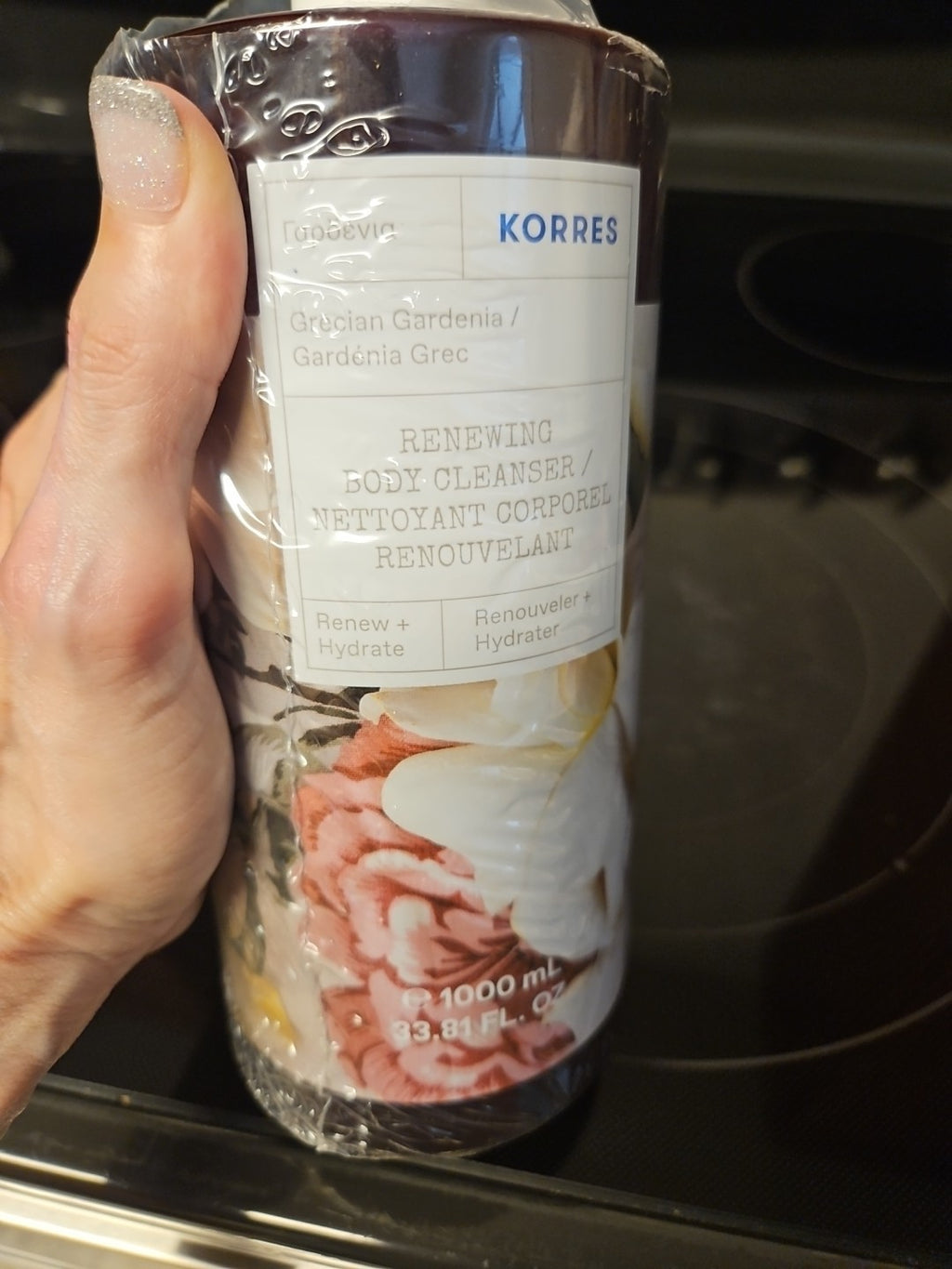 Korres Grecian Gardenia Renewing Body Cleanser 33.81oz Brand New