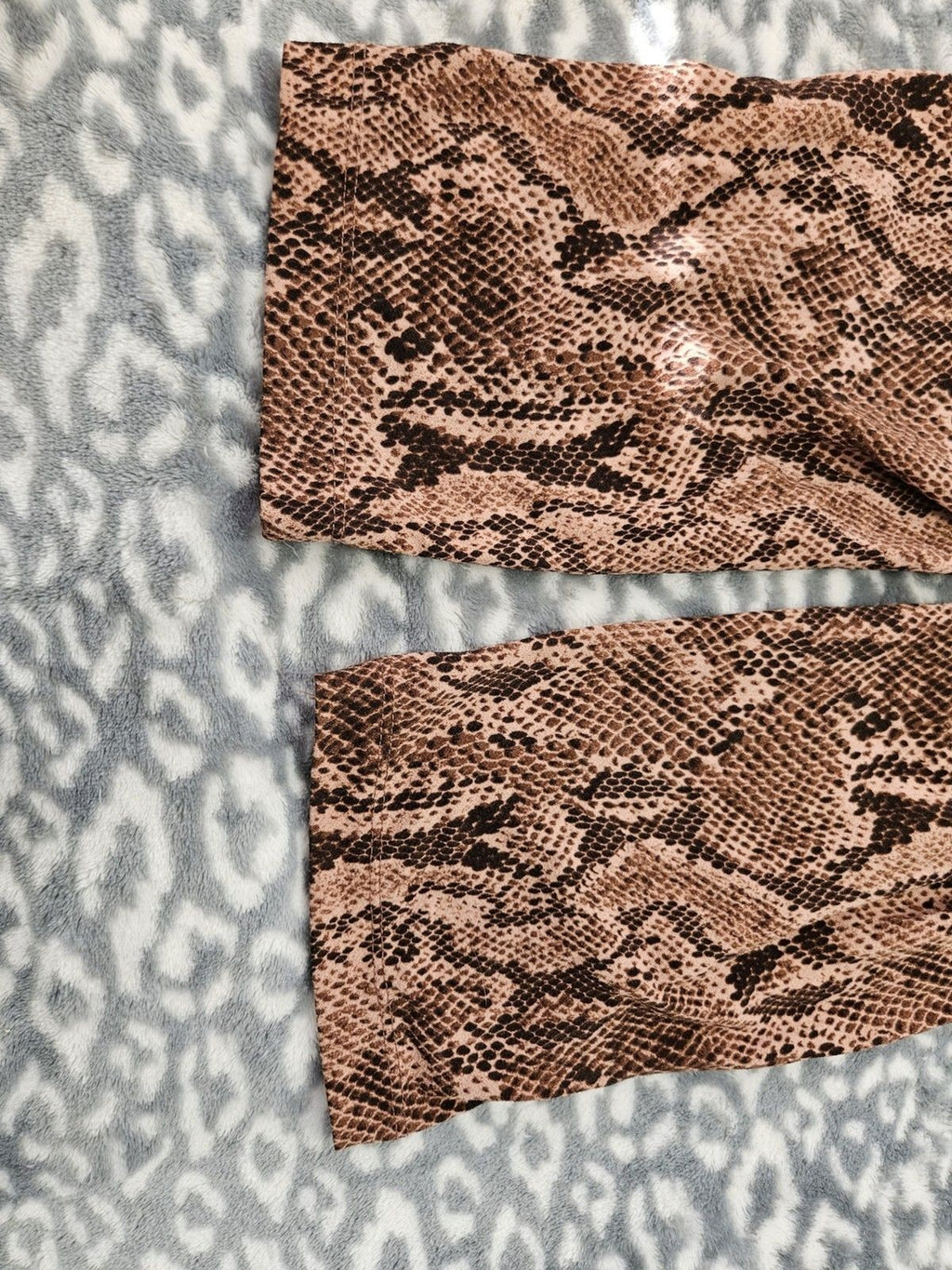 EXPRESS SNAKE PRINT JUMPSUIT SIZE SMALL