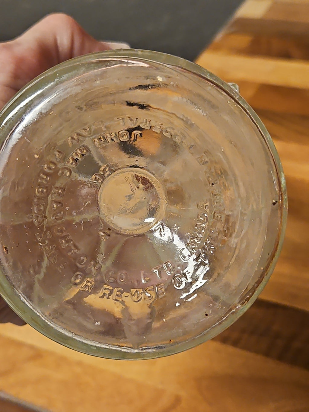 Vintage 1956 John MacNaughton Decanter Canadian Whiskey 13 1/2" No Stopper EUC