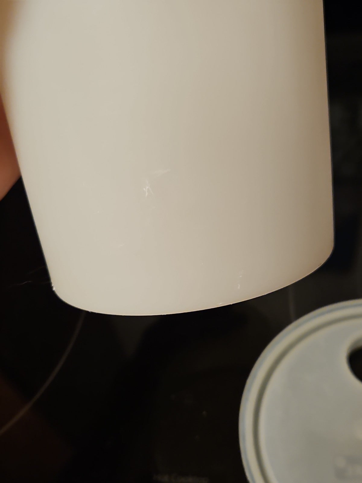 Vintage Tupperware 261 Sheer Handolier Pitcher Sheer Flip Top Seal 563