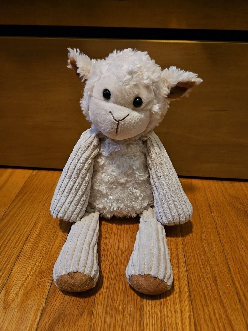 Scentsy Buddy Lenny The Lamb Plush Stuffed Animal Retired Zip Closure