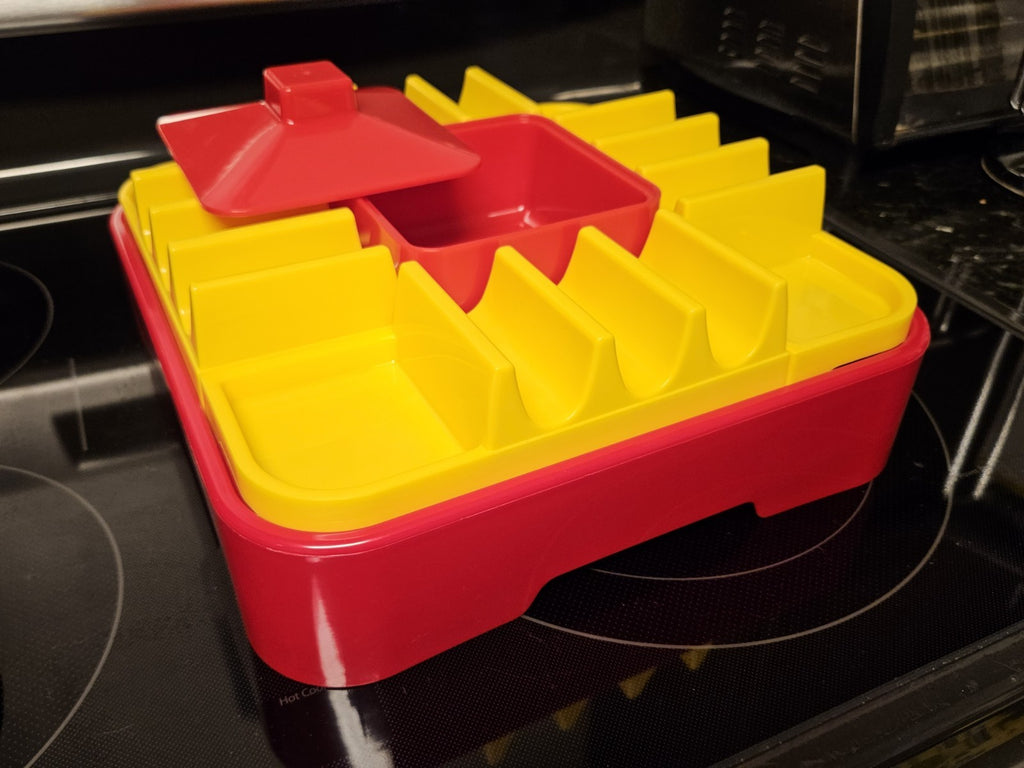 7 Pc Set All In One Taco Station Kit Taco Bar New In Box