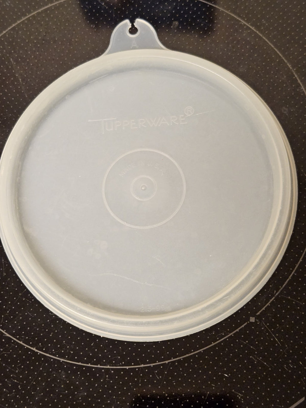 Vintage Tupperware Bowl Sheer 148 W/ Sheer Seal Lid 215