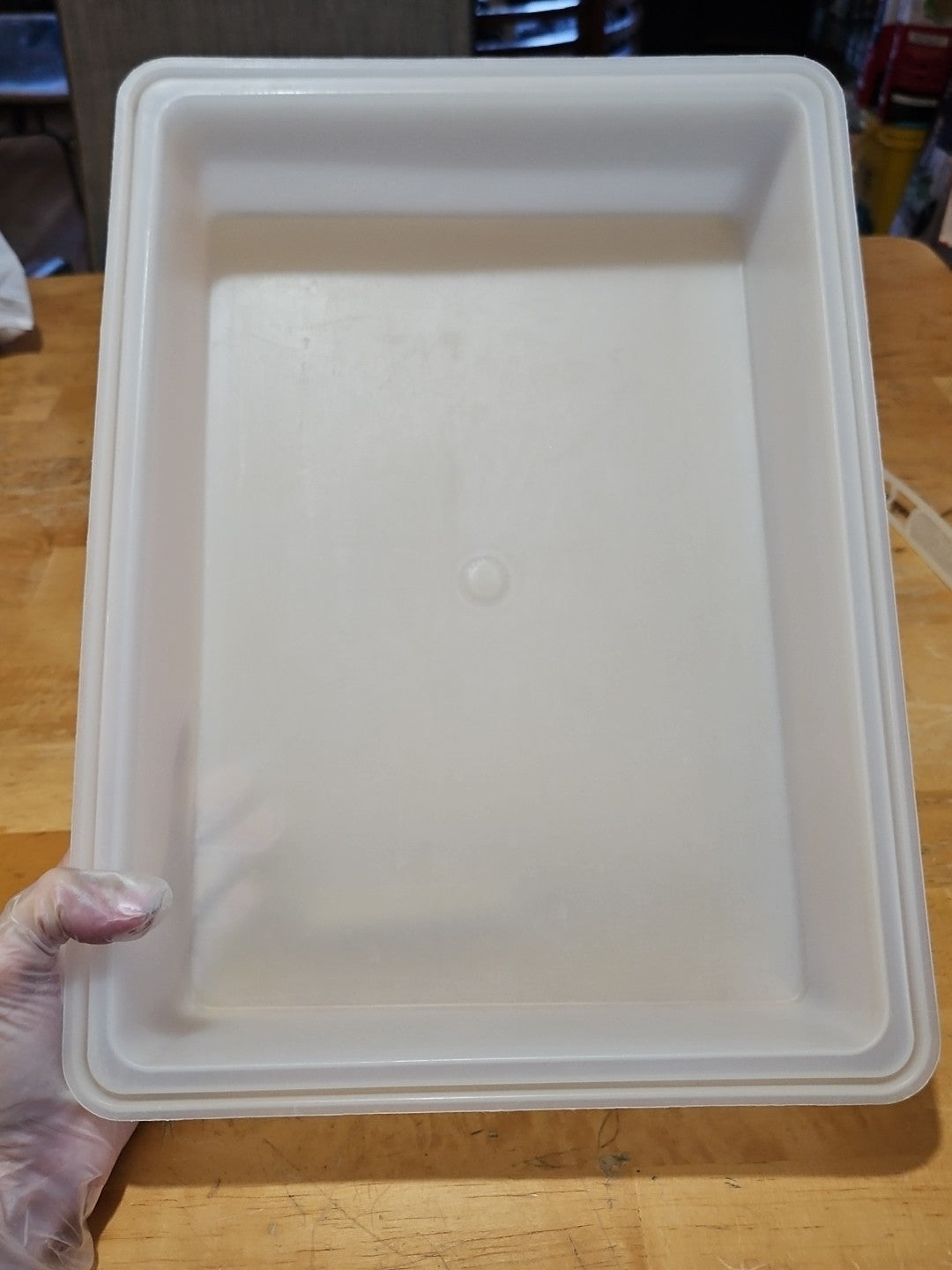 Vintage Tupperware Fresh-N-Fancy 9x13 Cake /Cupcake Carrier #622 w/ Lid & Handle
