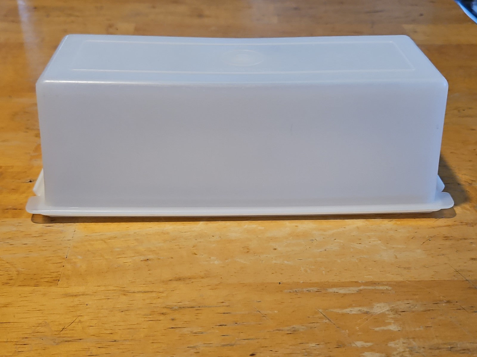 Vintage Tupperware 2 Lb Cheese Keeper #518 W Lid #519 Lg Butter Keeper EUC