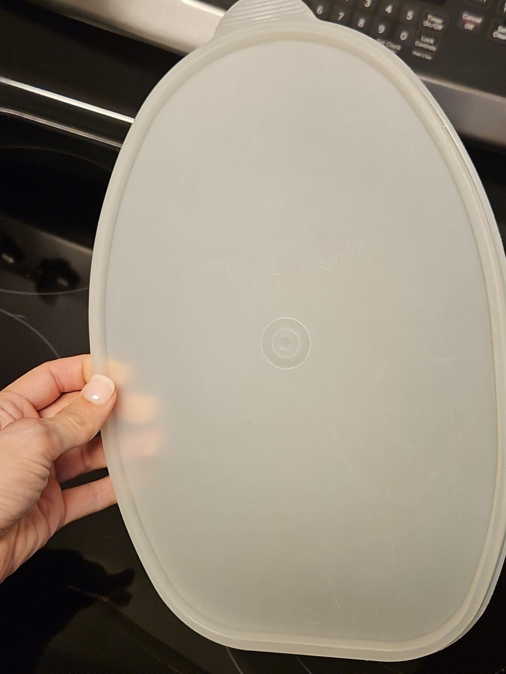 Vintage Tupperware Replacement Lid #488 for Flavor Saver Ham Roast Meat Keeper