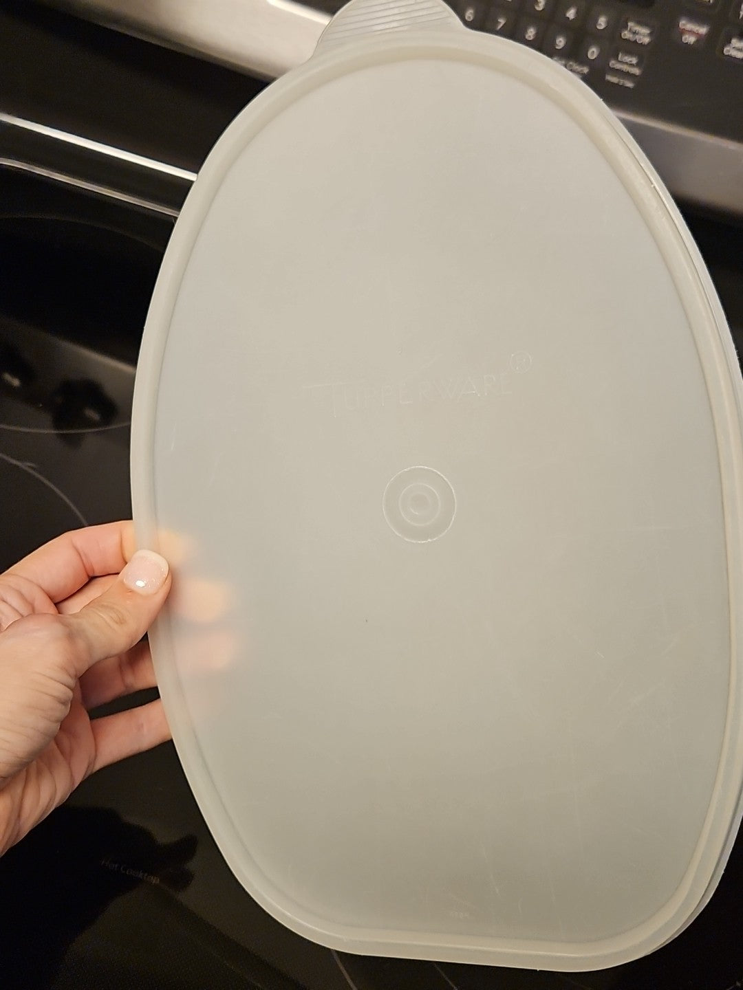 Vintage Tupperware Replacement Lid #488 for Flavor Saver Ham Roast Meat Keeper