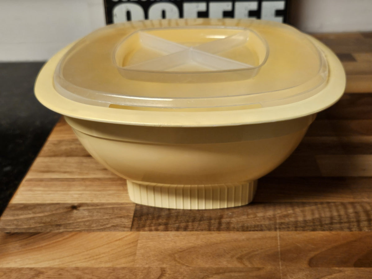 Vintage Nordic Ware 12 Cup Microwave Popcorn Popper 301 Harvest Gold With Lid