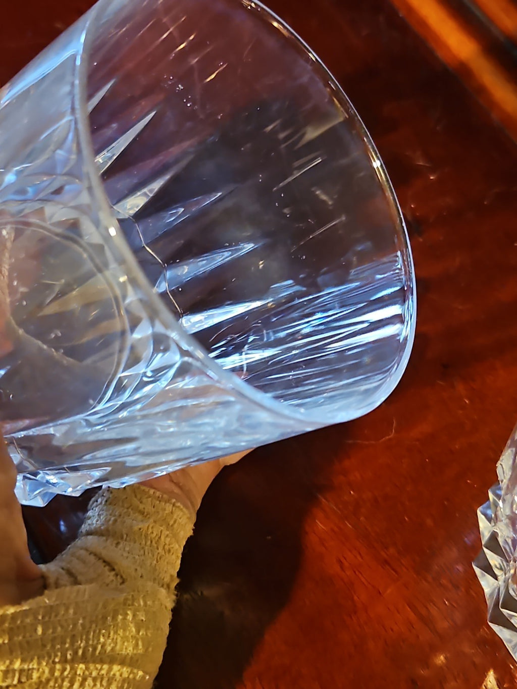 Set Of 2 Vintage Cristal D’Arques Tuilleries Villandry Old Fashioned Glasses