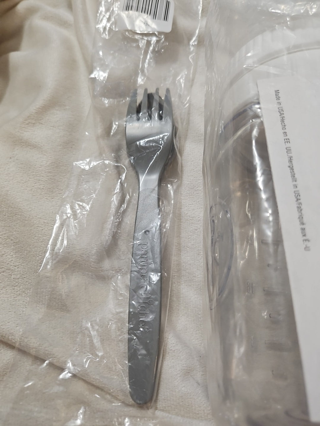 NIP Pampered Chef Make & Take Mason Jar Lunch Set W Fork & Spoon & Insulated Bag