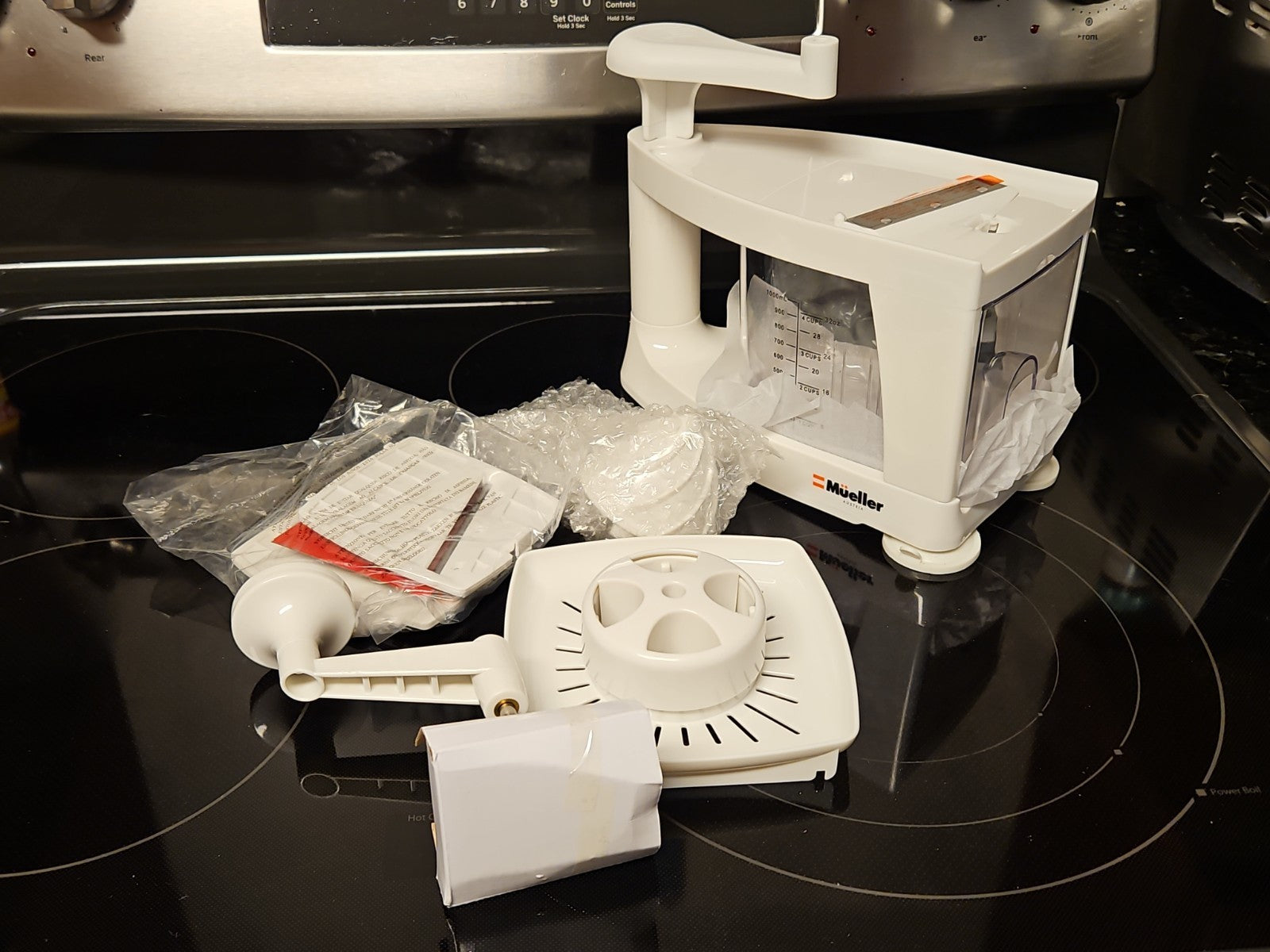 New Open Box Mueller Spiral Ultra Multi-Function Spiralizer Slicer Citrus Juicer