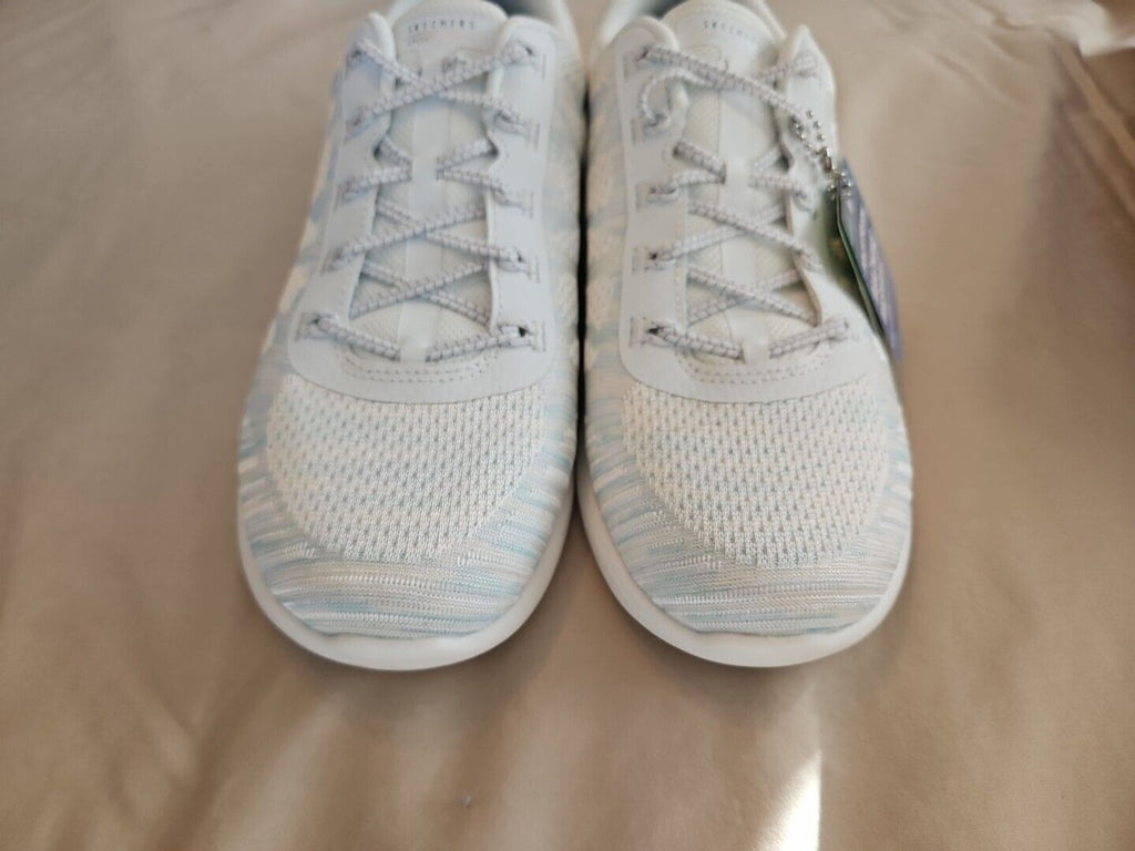 New Skechers Vapor Foam Lite Spark Sneakers Women's 7.5 White Multi Slip-on