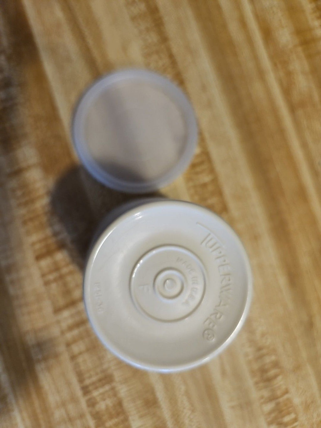 Vintage Tupperware Plastic Juice Cup 1251-36 With Lid