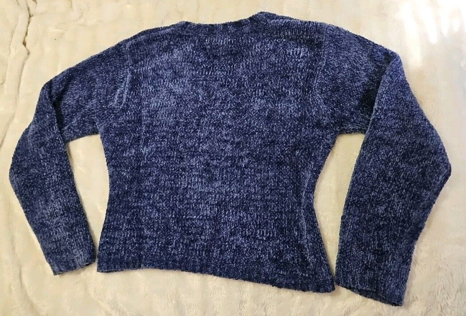 Weathervane Women’s Plush Knit Sweater Perriwinkle Blue Super Soft! Size M