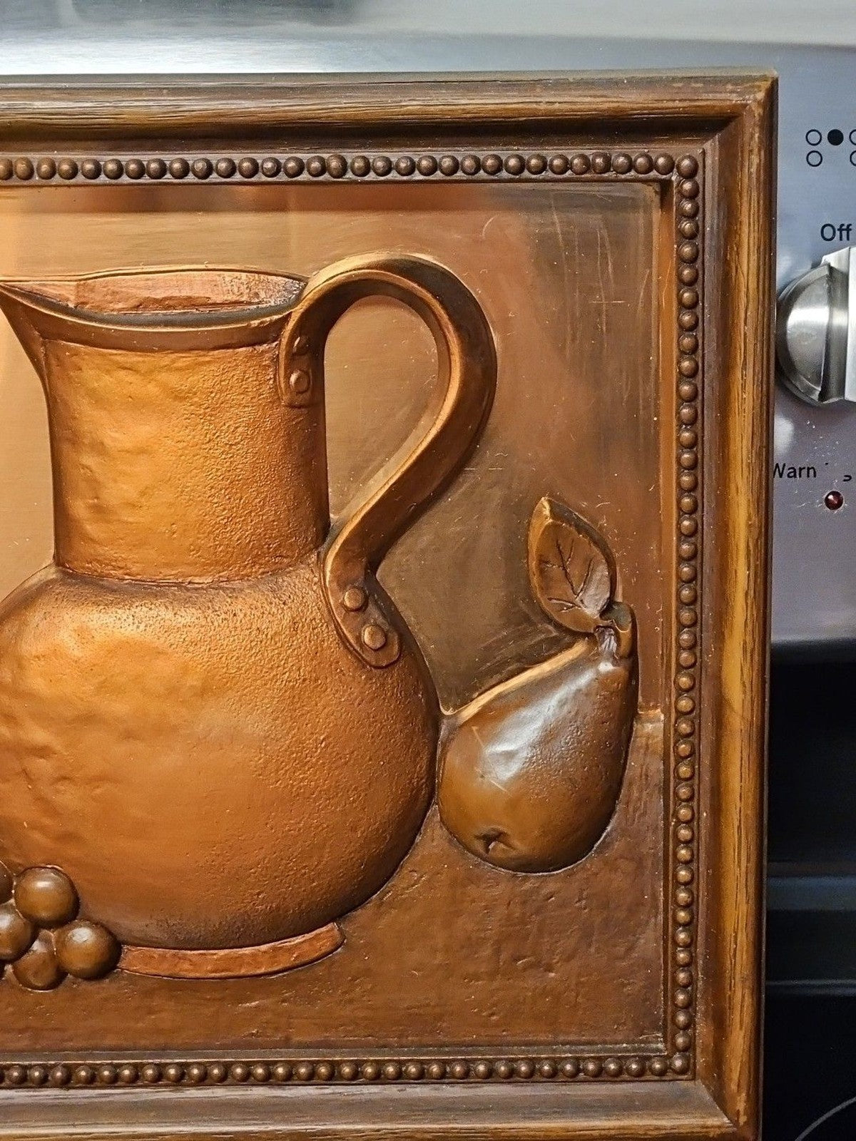 Vintage Coppercraft Guild 3D Wall Plaque on Copper Art 16” x 11" MCM Decor Retro