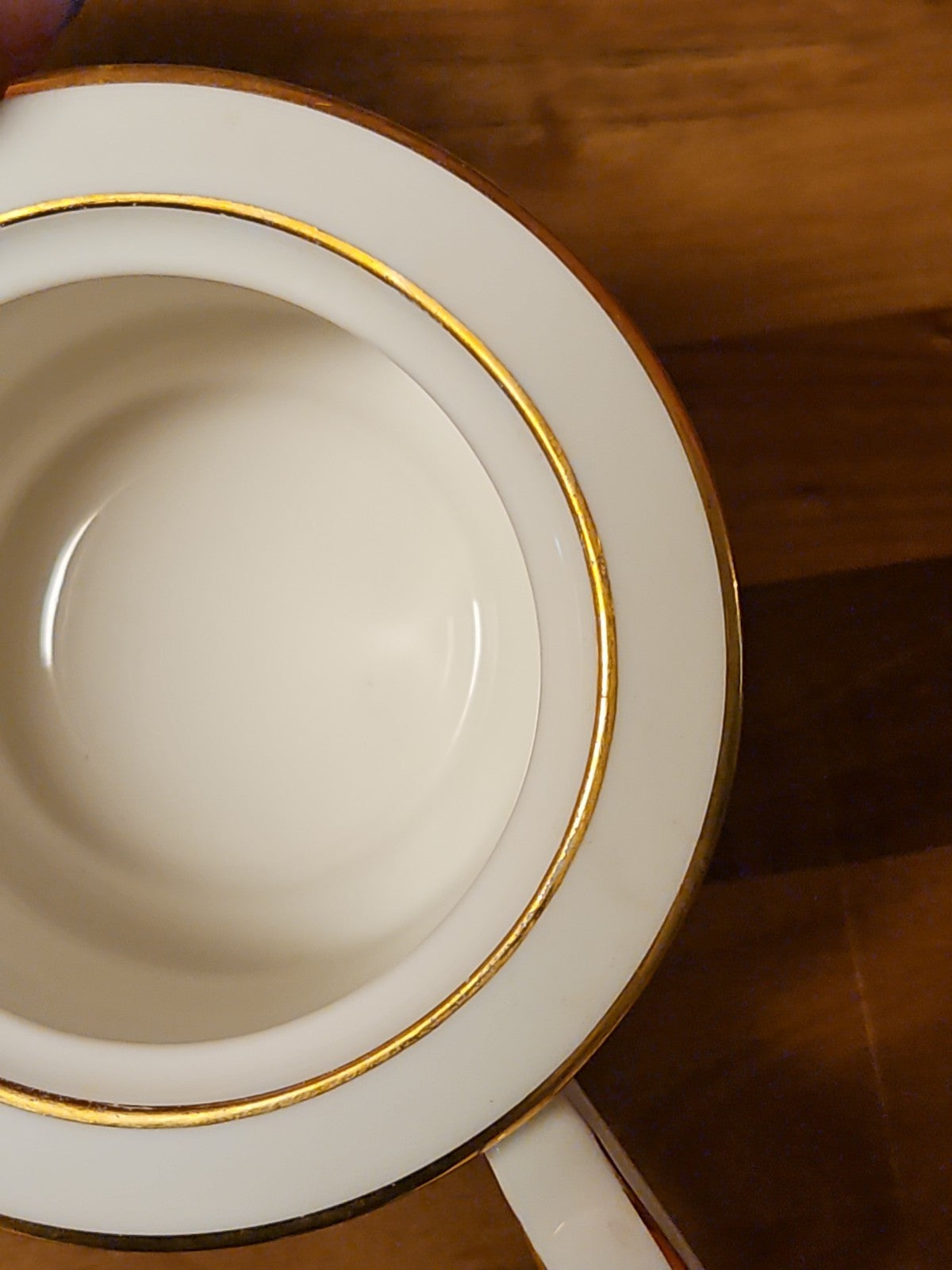 Vintage Noritake Tulane 7562 Sugar Bowl Ivory Gold Trim No Lid Bowl Only