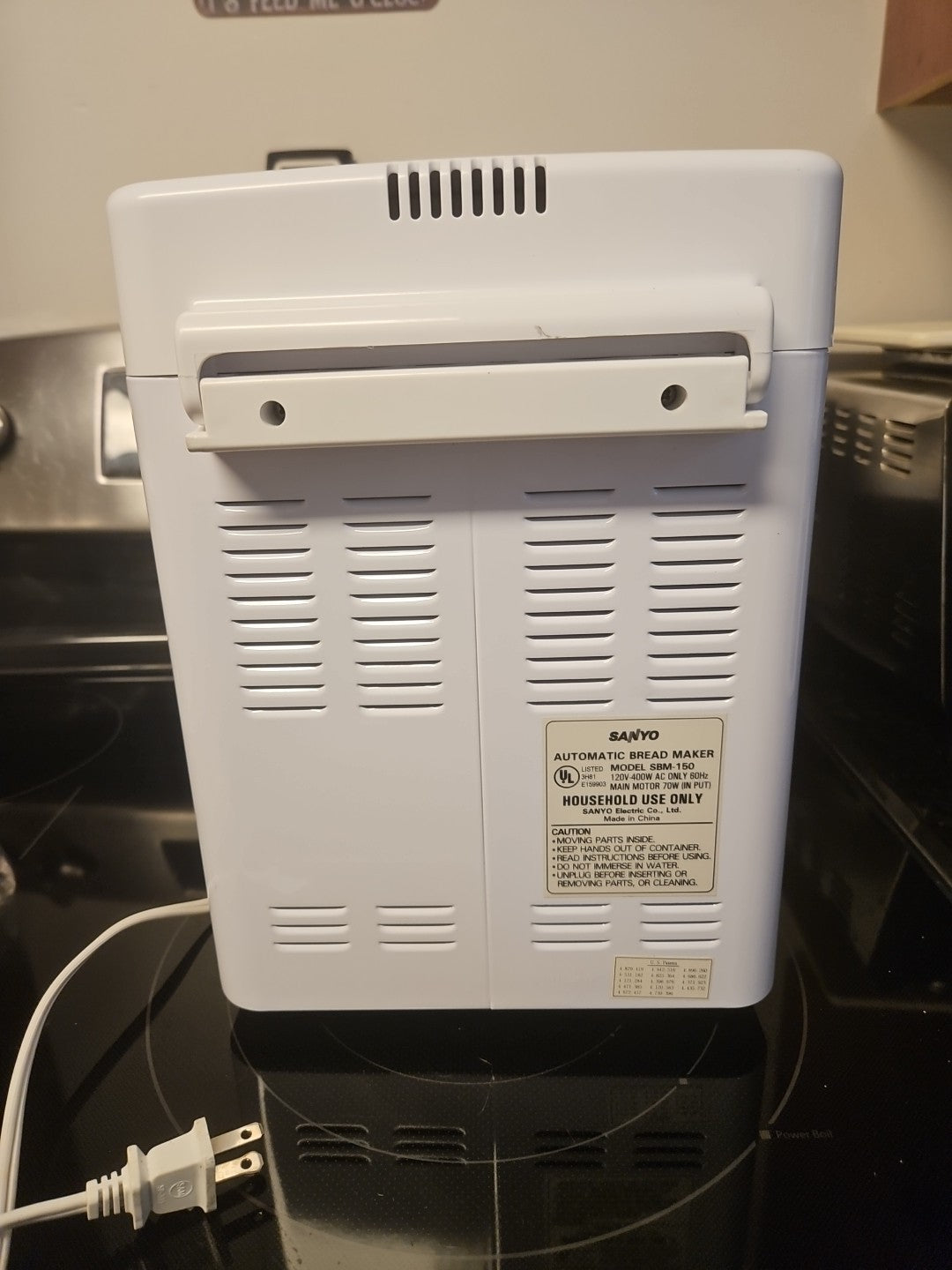 Sanyo Bread Factory Plus Automatic Bread Maker SBM-150 - READ Untested