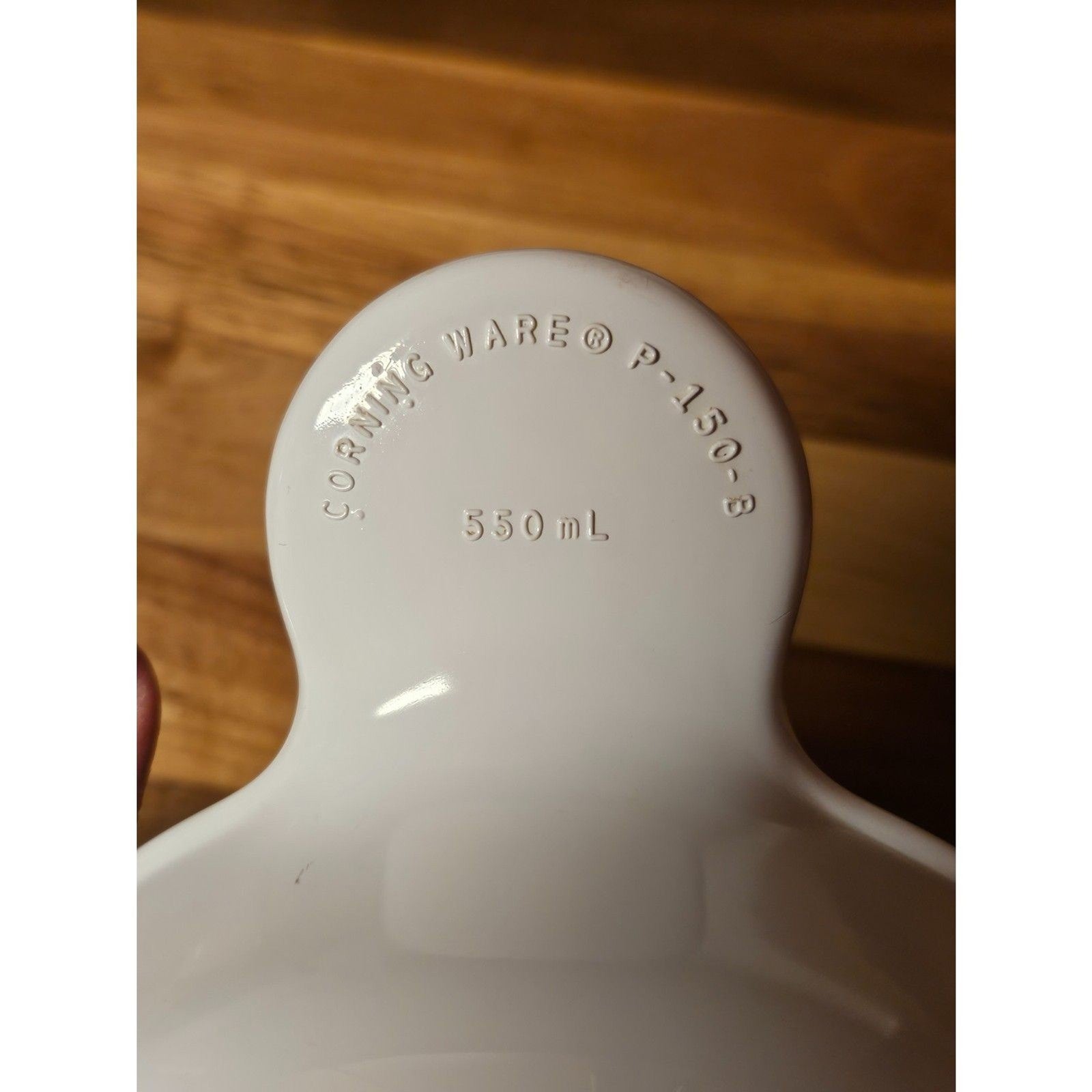 Vintage Corning Ware White Grab It Bowl Heat N Serve P-150-B No Lid EUC