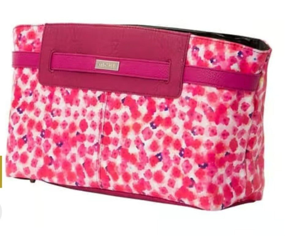New In Package Miche Rosa Handbag Classic Shell Faux Leather Pink Floral