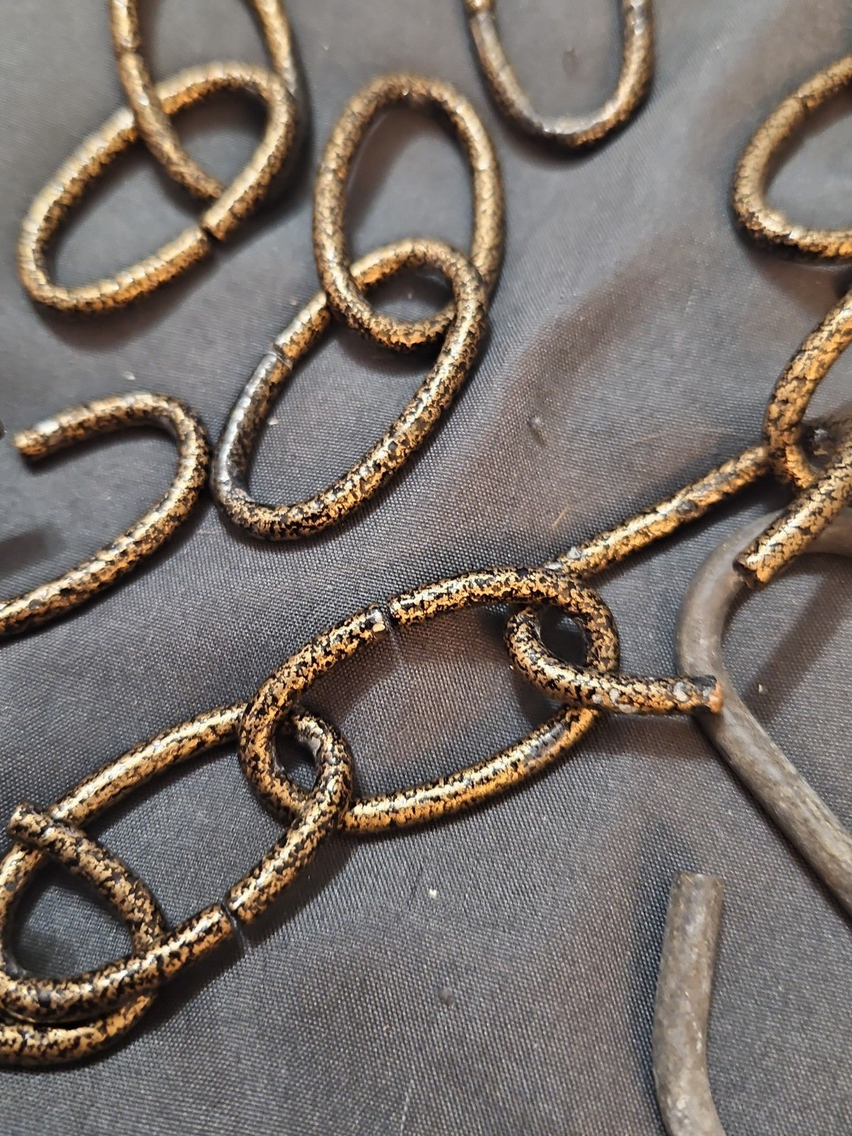 Vintage Look Chain Link for Lamps, Projects -  21 Links + Hardware, 2 Styles