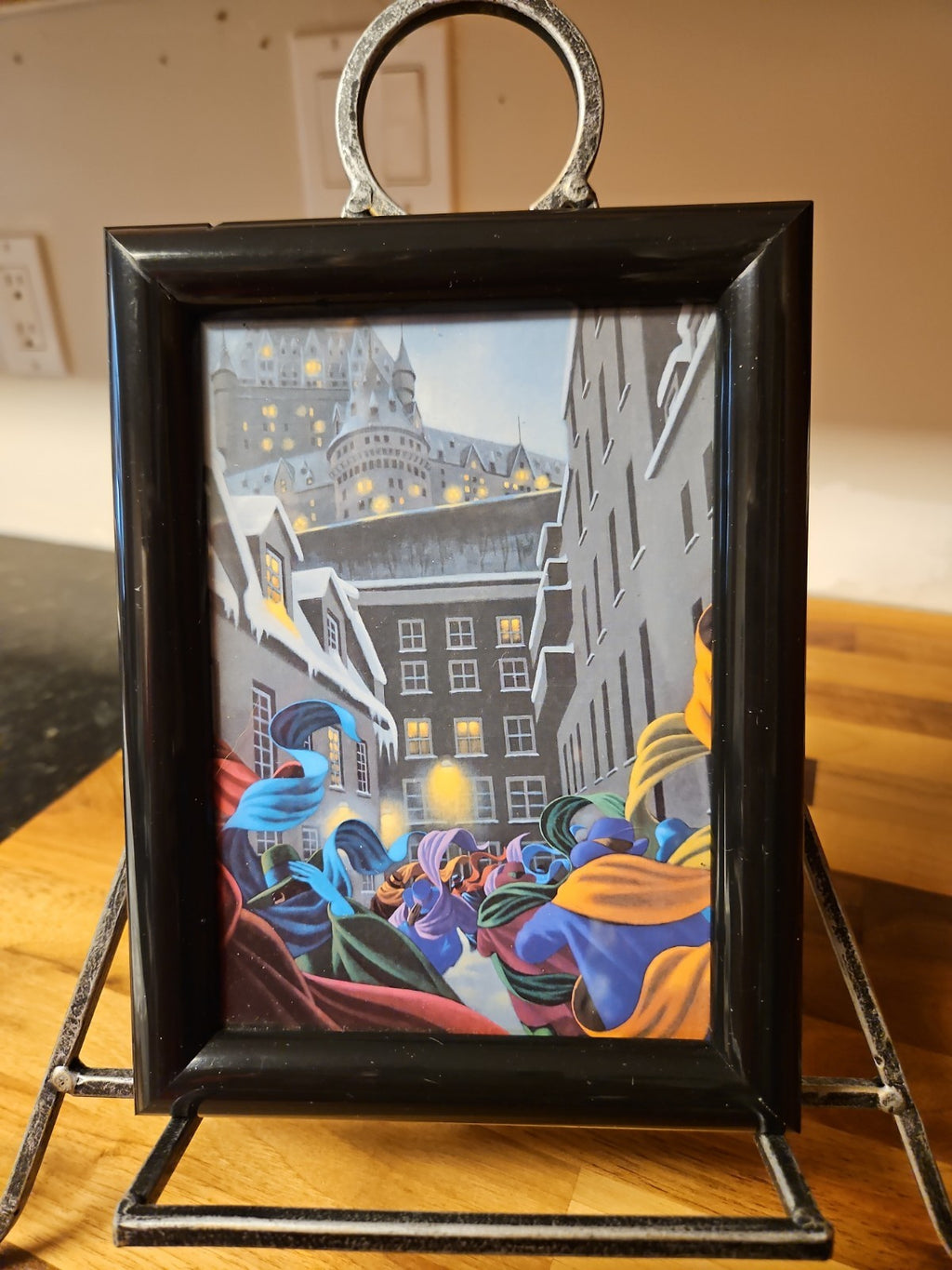 Claude Theberge Vintage Framed Mini Prints Set of 8 Umbrella Surrealist Gallery