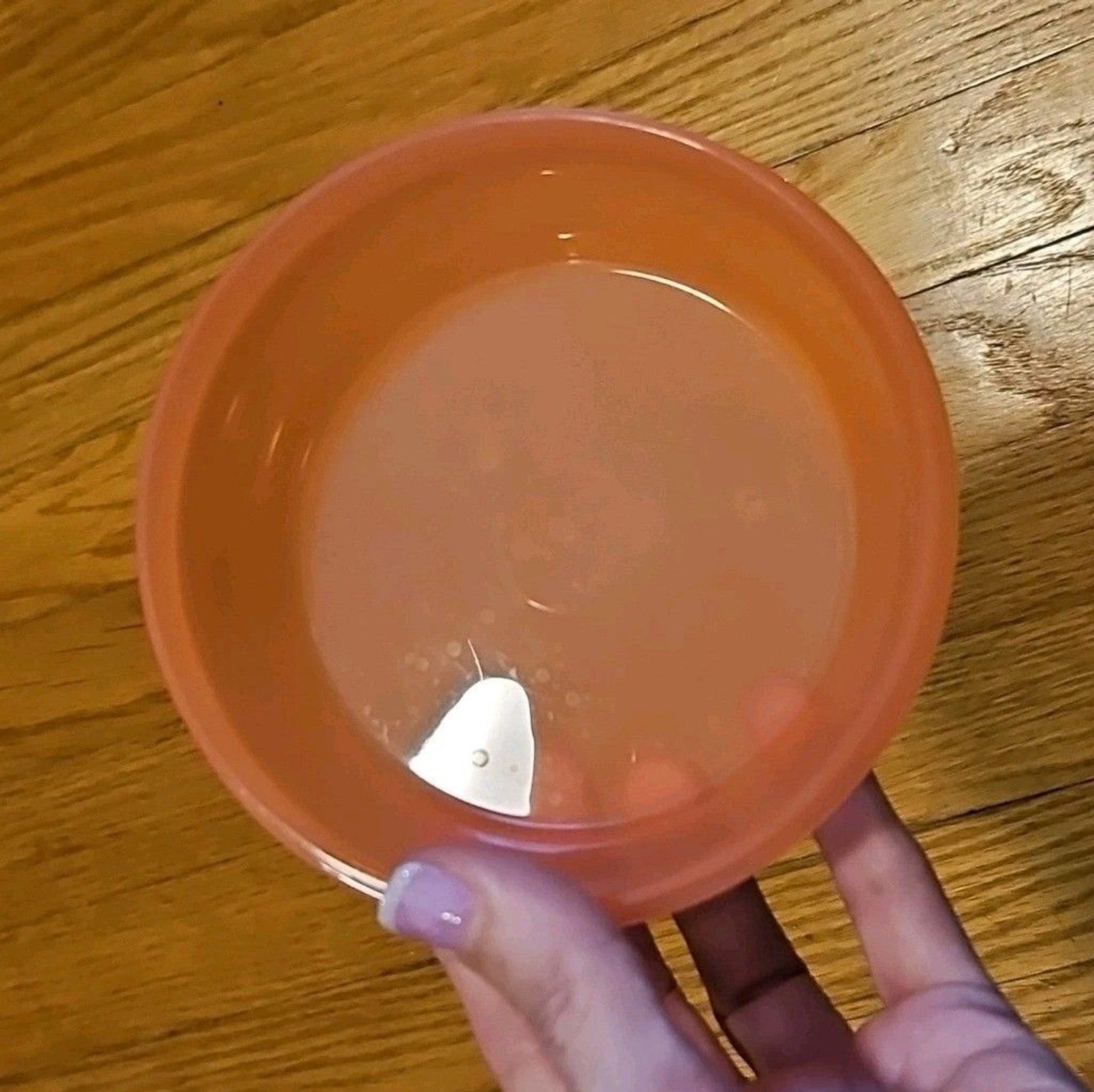 Orange Tupperware Stuffables Bowl 5422A-7 With Sheer Lid 1928-1