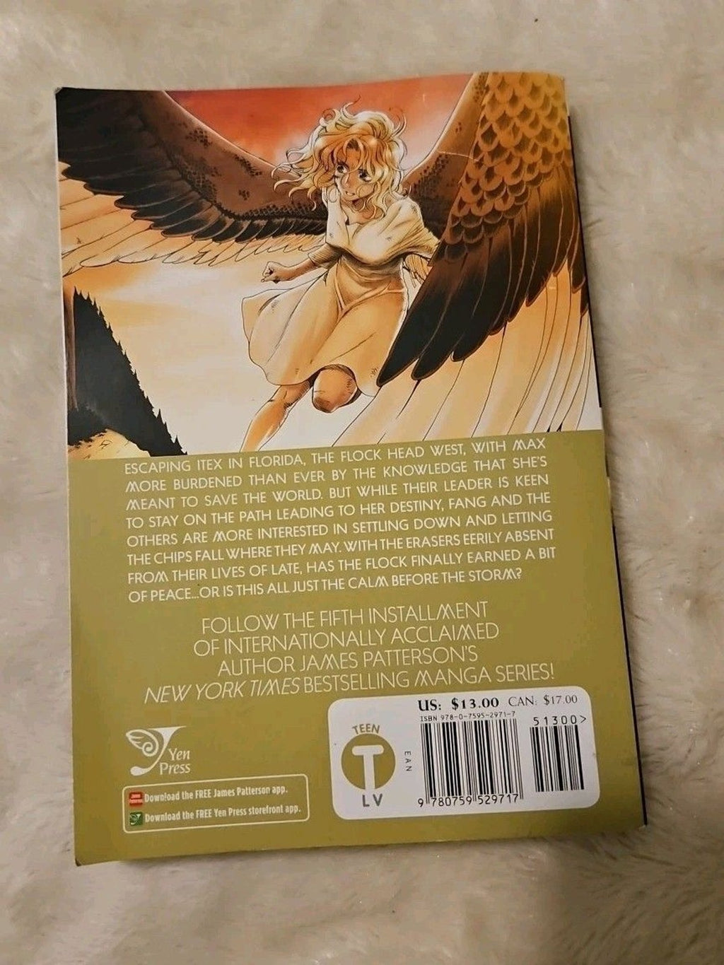 James Patterson Maximum Ride Manga Book 5 Very Good Condition