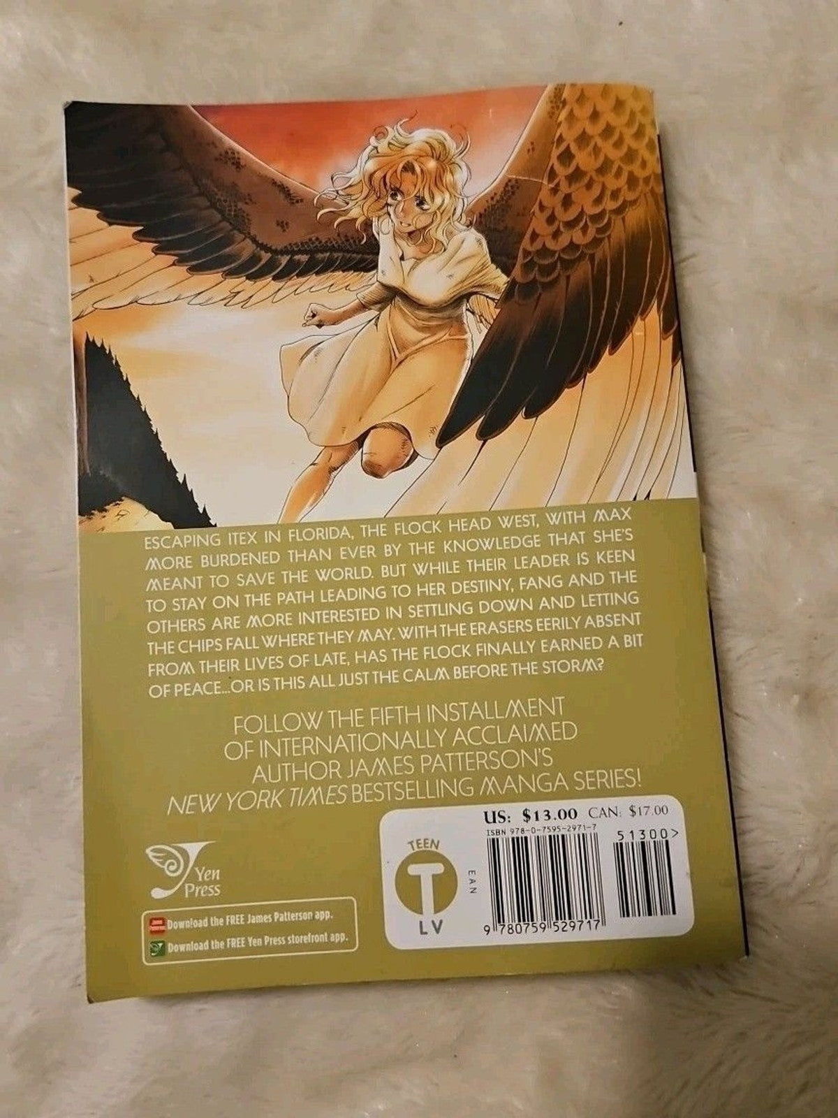 James Patterson Maximum Ride Manga Book 5 Very Good Condition