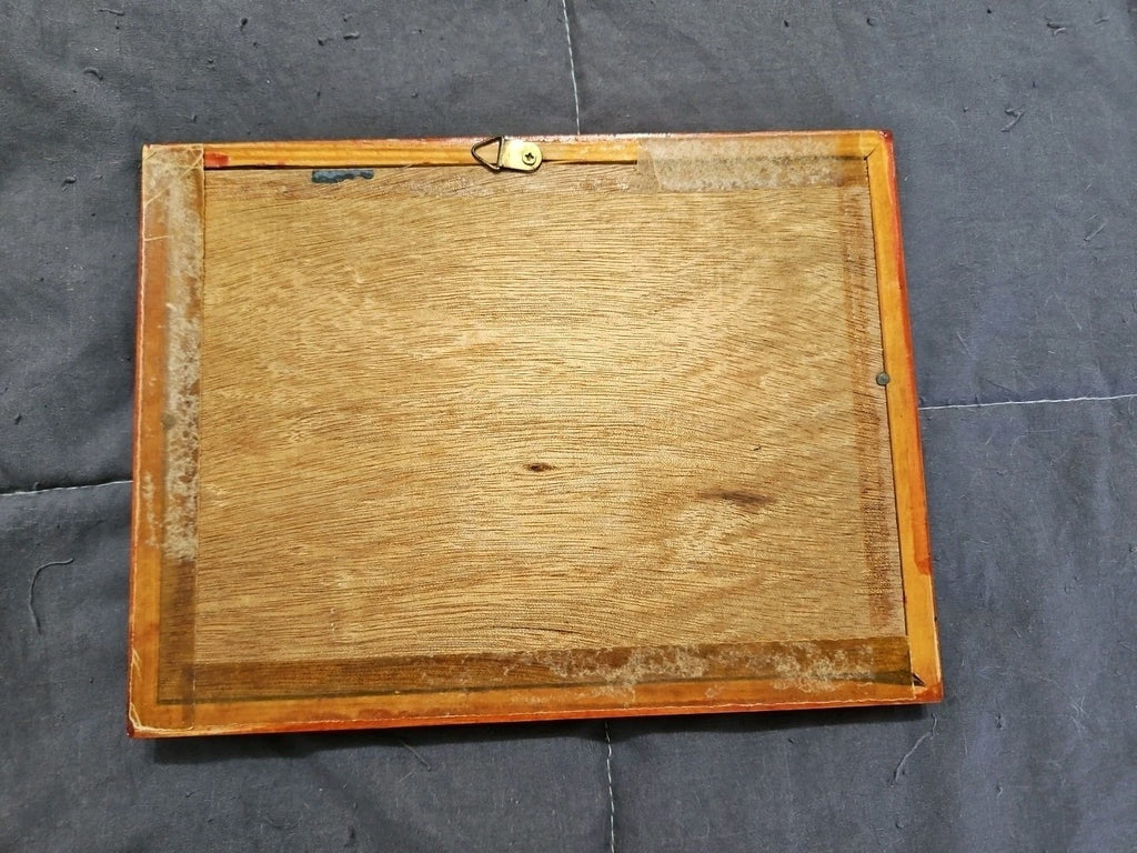 Vintage Sailor's Nautical Knot Wooden Frame Shadow Box 8" X 6"