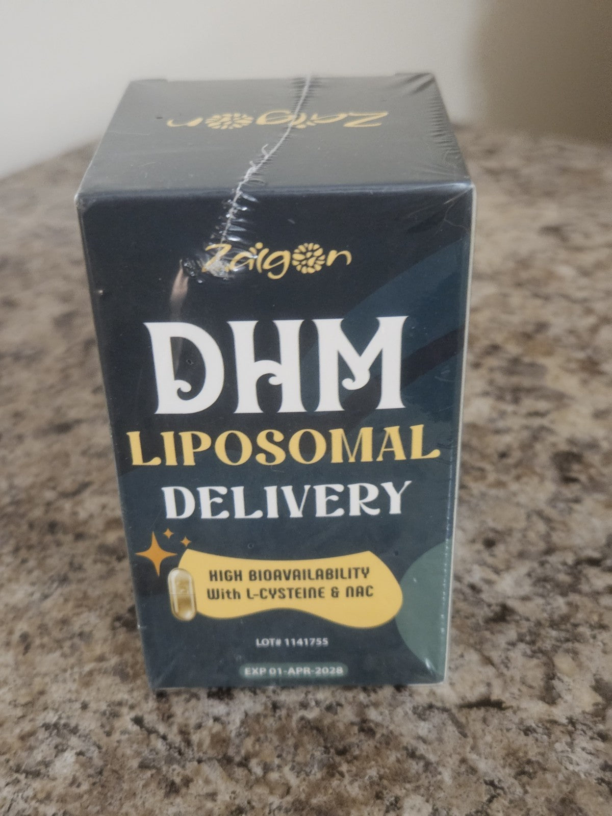New Zaigon Liposomal DHM 1000mg Recovery Supplement Liver Support 120 Capsules