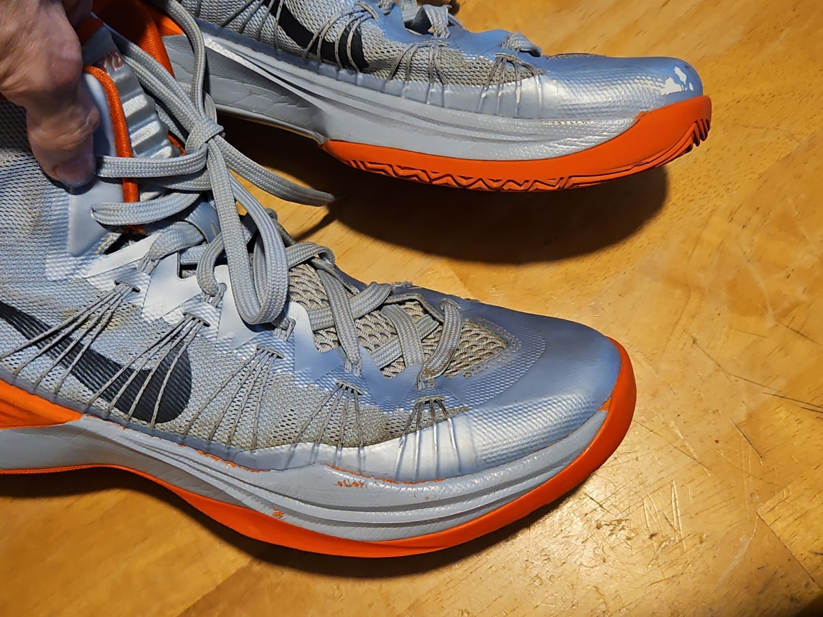 Nike Hyperdunk 2013 Light Armory Blue Team Orange 599537-400 Men Size 10
