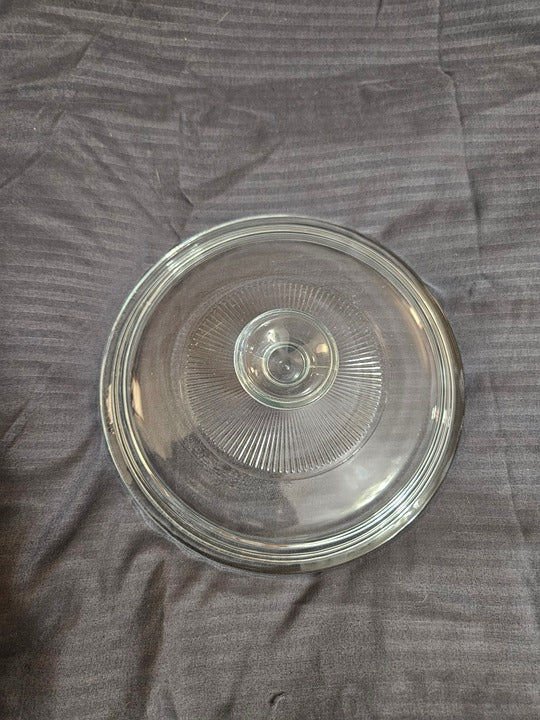 Vintage Pyrex Replacement Lid Pyrex G5C Aqua tint 8" Diameter EUC