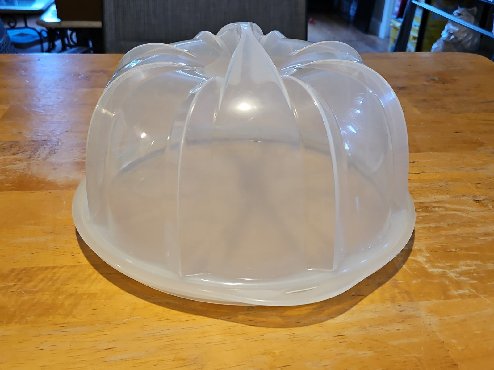 Nordic Ware Sheer Deluxe Bundt Cake Keeper  Holder Twist And Lock Dome Lid 11”