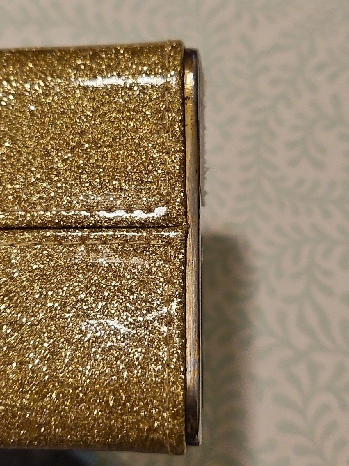 5oz "Time To Get Ship Faced" Stainless Steel Drink Flask Gold Glitter