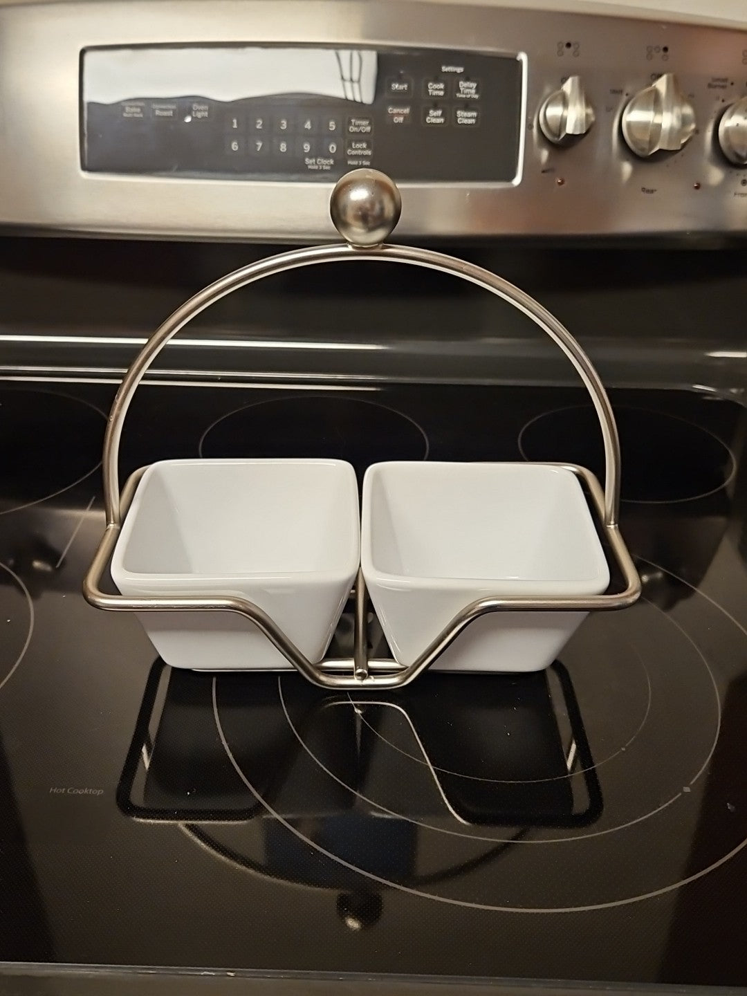 Pampered Chef Simple Additions  3pc Caddy Set With Serving Bowls #808C