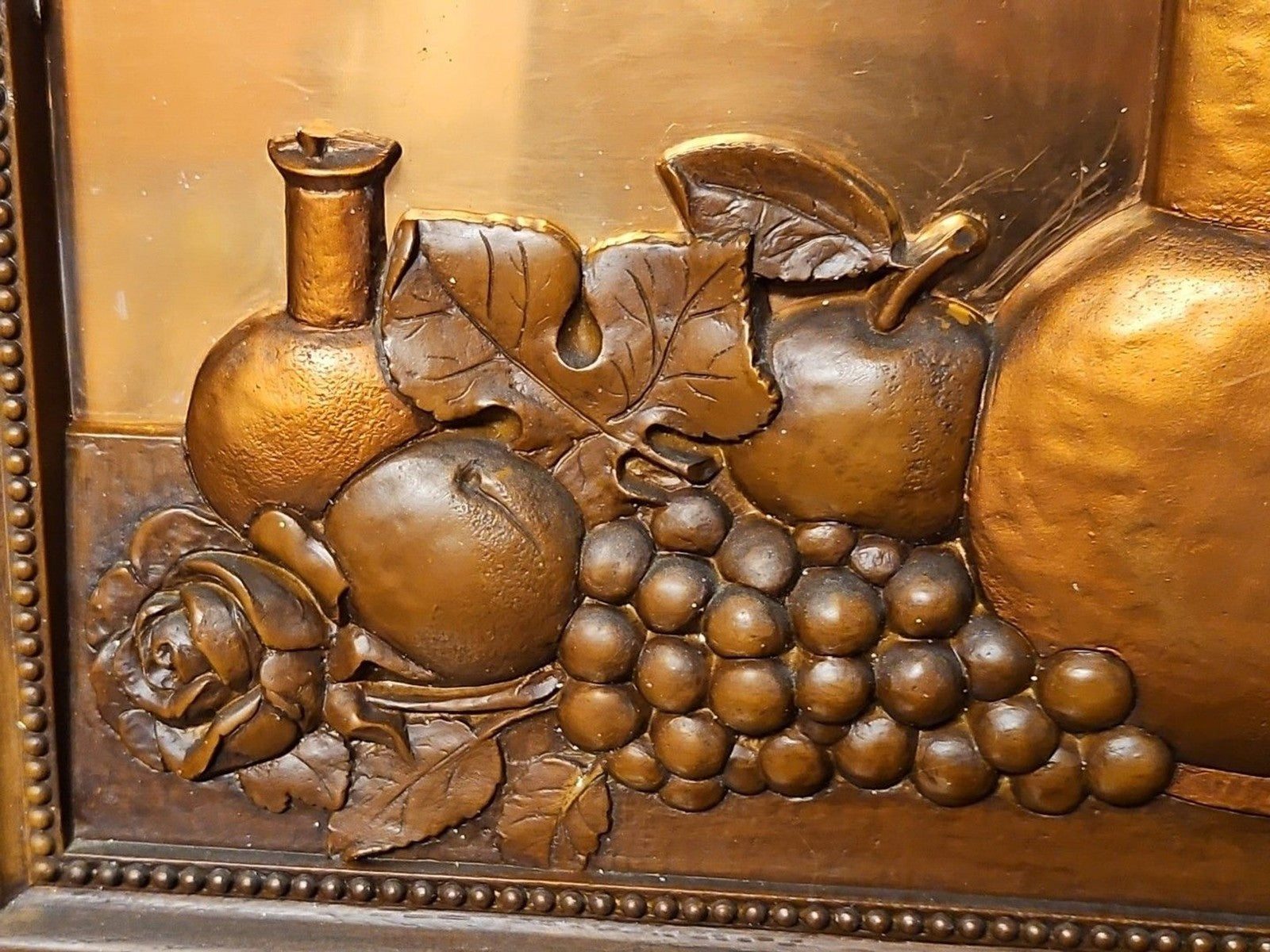 Vintage Coppercraft Guild 3D Wall Plaque on Copper Art 16” x 11" MCM Decor Retro