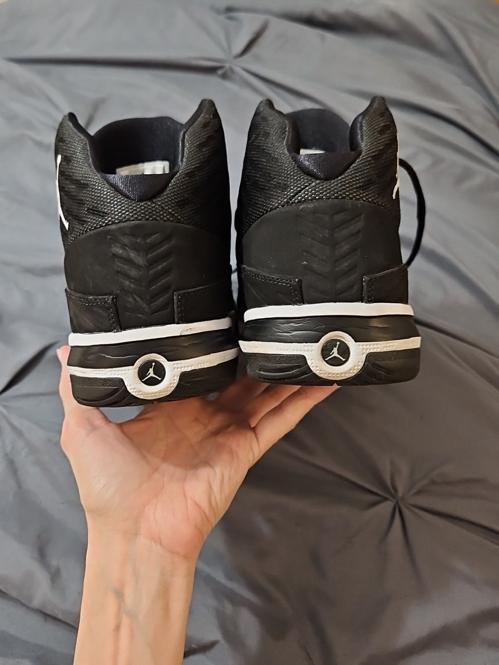 Jordan Nike Air Melo B`MO Mens Basketball Shoes Black Mens Sz 10.5