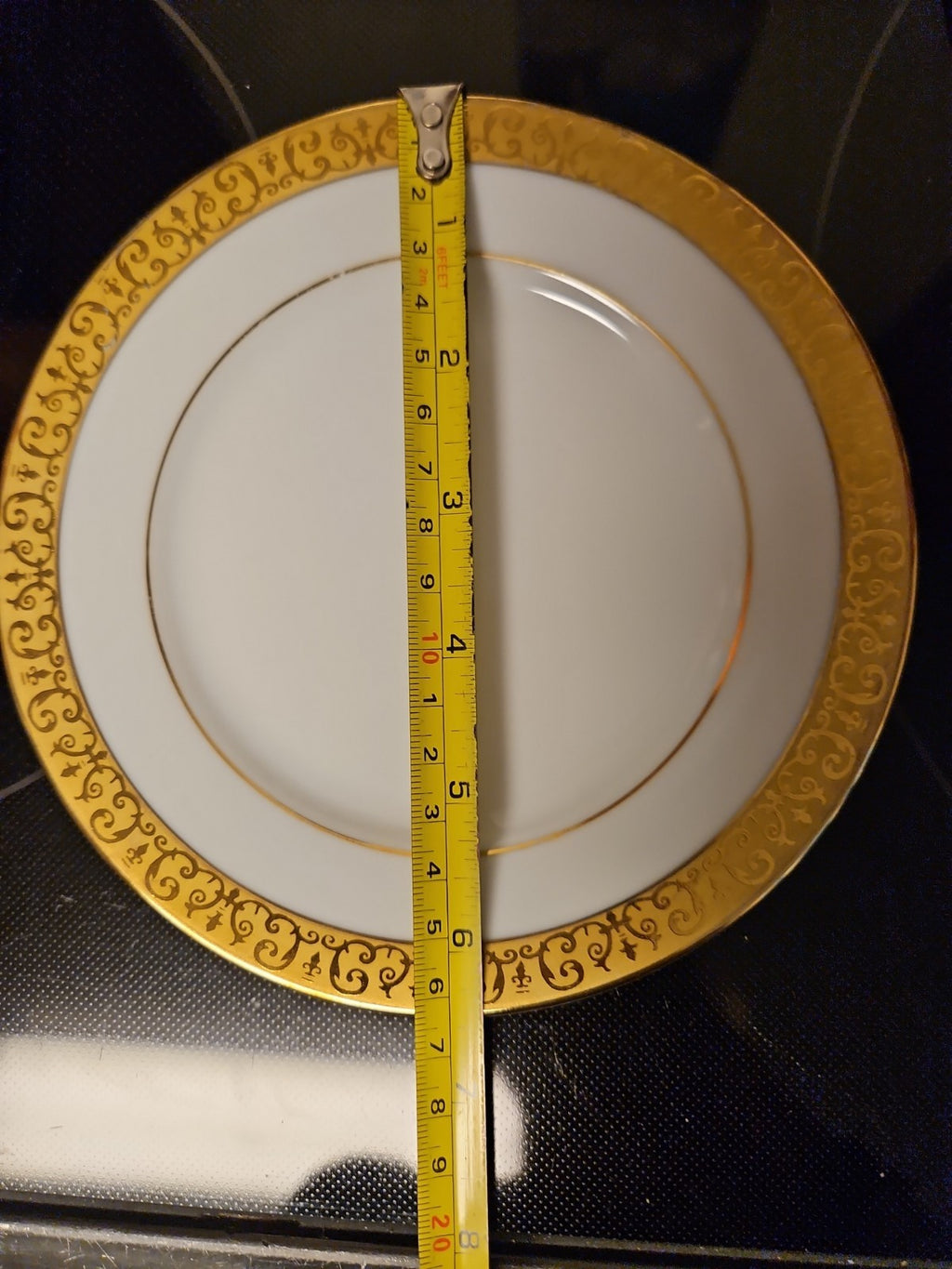 Vintage 1991 Macy's Royal Gallery Gold Buffet  6 1/2" Bread Plates Near Mint