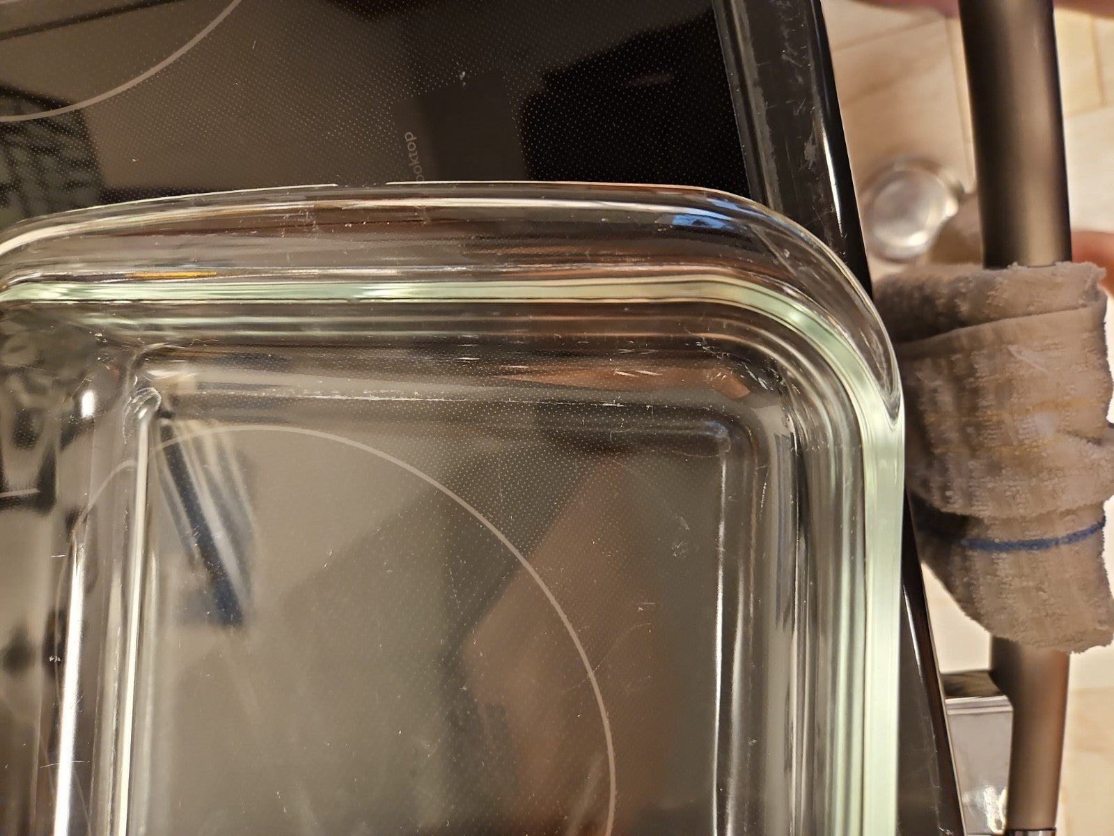 Vintage #233-N Pyrex Rectangular Clear Glass Baking Dish 13" 3qt Casserole Dish