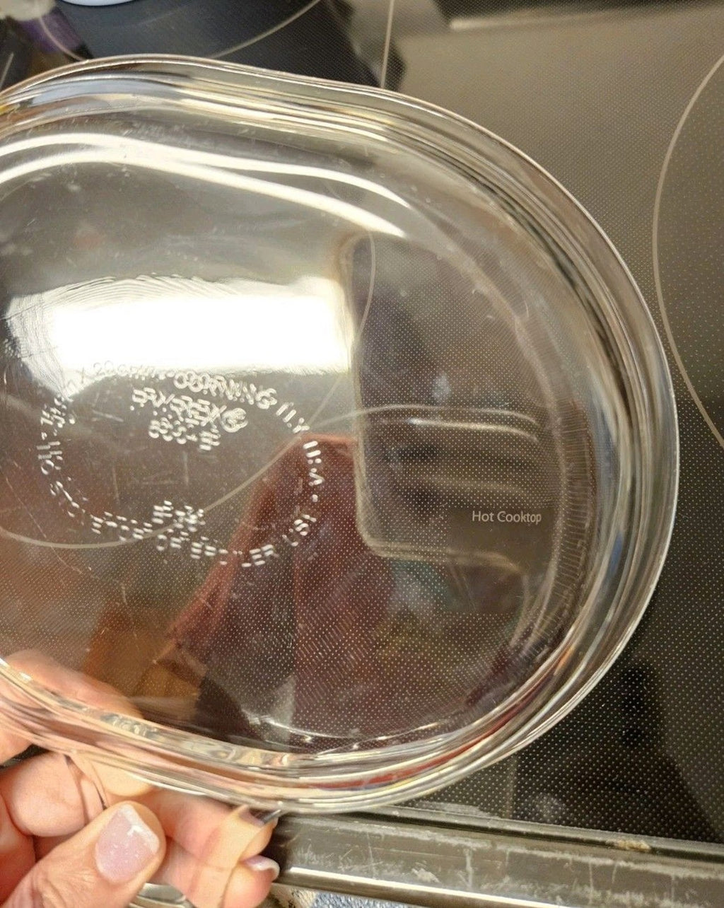 Vintage Pyrex Clear Oval 600-B B36 (Grab-It) Casserole Replacement Lid