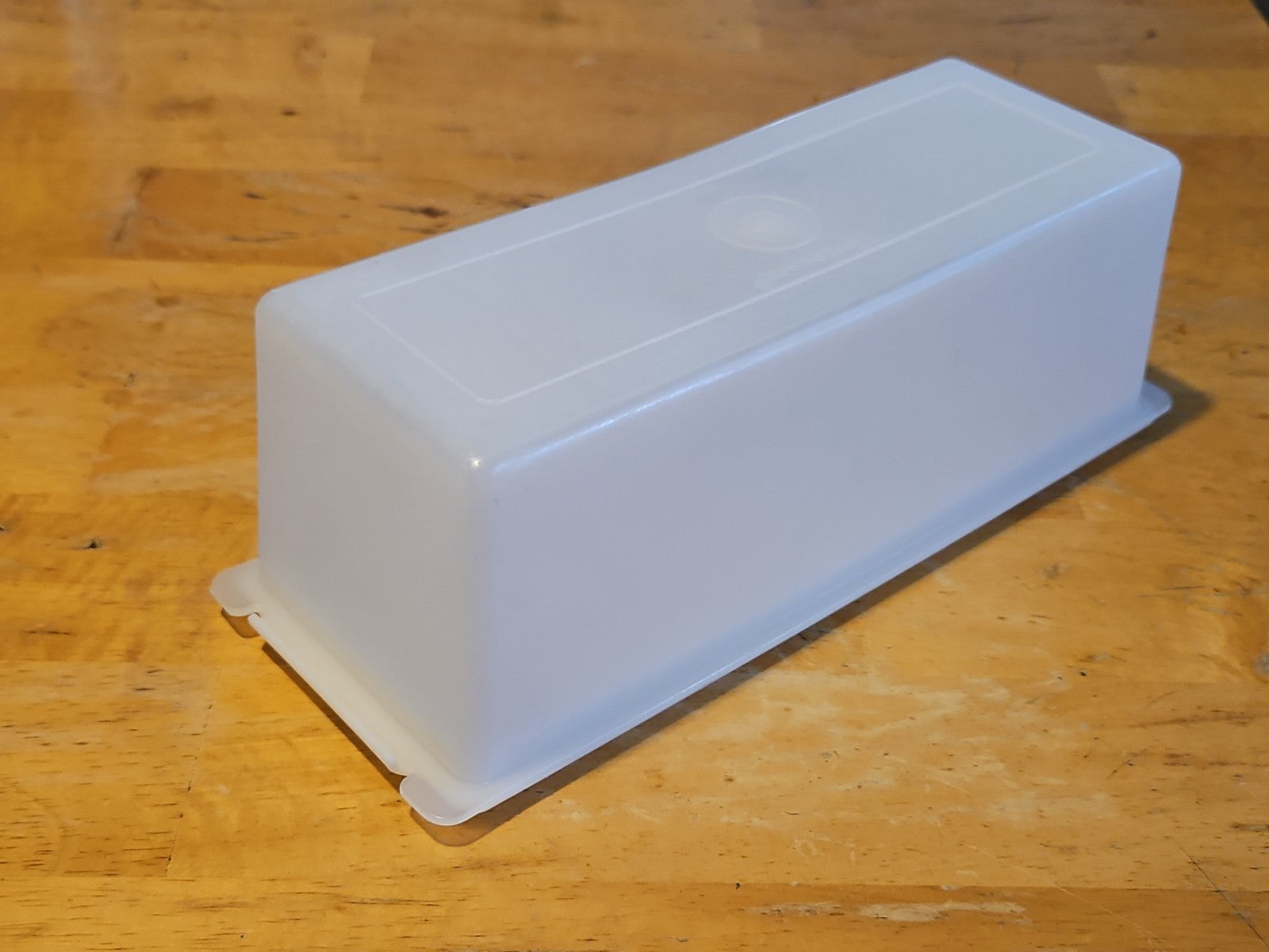 Vintage Tupperware 2 Lb Cheese Keeper #518 W Lid #519 Lg Butter Keeper EUC