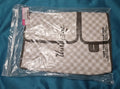 Thirty-One Pack N Pull Caddy Taupe Gingham Organizer NIP