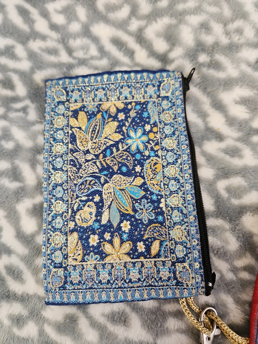 Set Of 3 Turkish Tapestry Carpet Style Zippered Clutch Coin Purses NWOT 2 Sizes