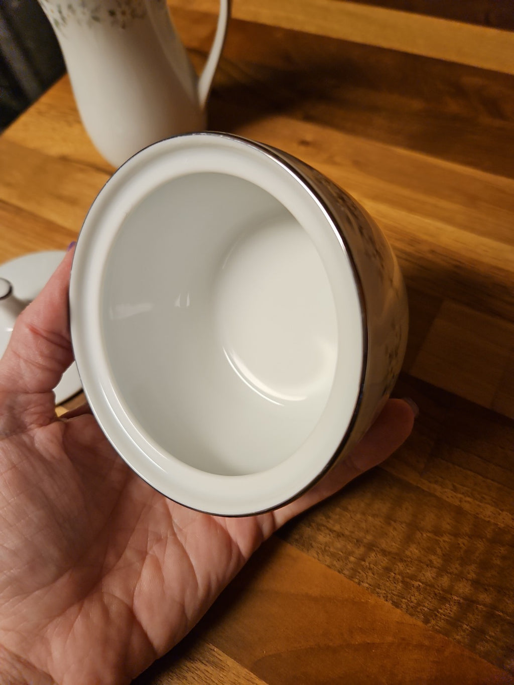 Vintage Noritake Annabelle Sugar Bowl and Creamer Set #6856 Made In Japan
