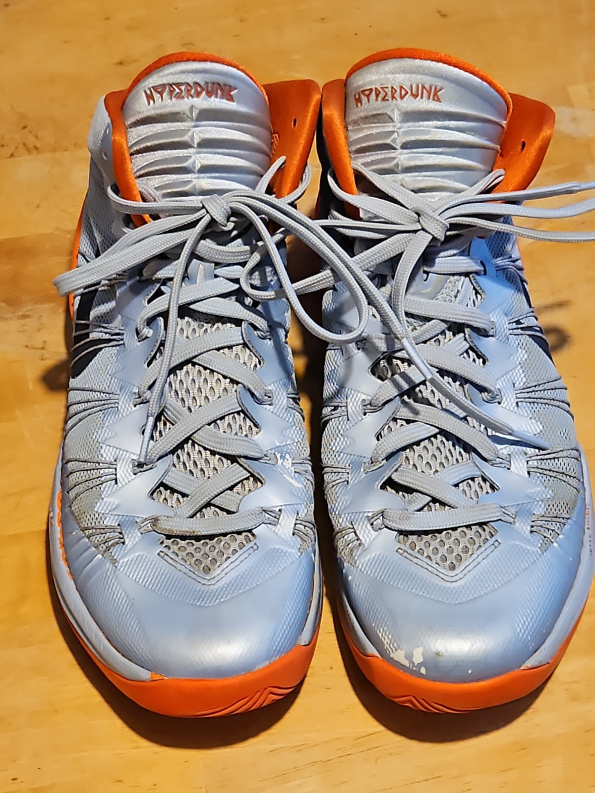 Nike Hyperdunk 2013 Light Armory Blue Team Orange 599537-400 Men Size 10