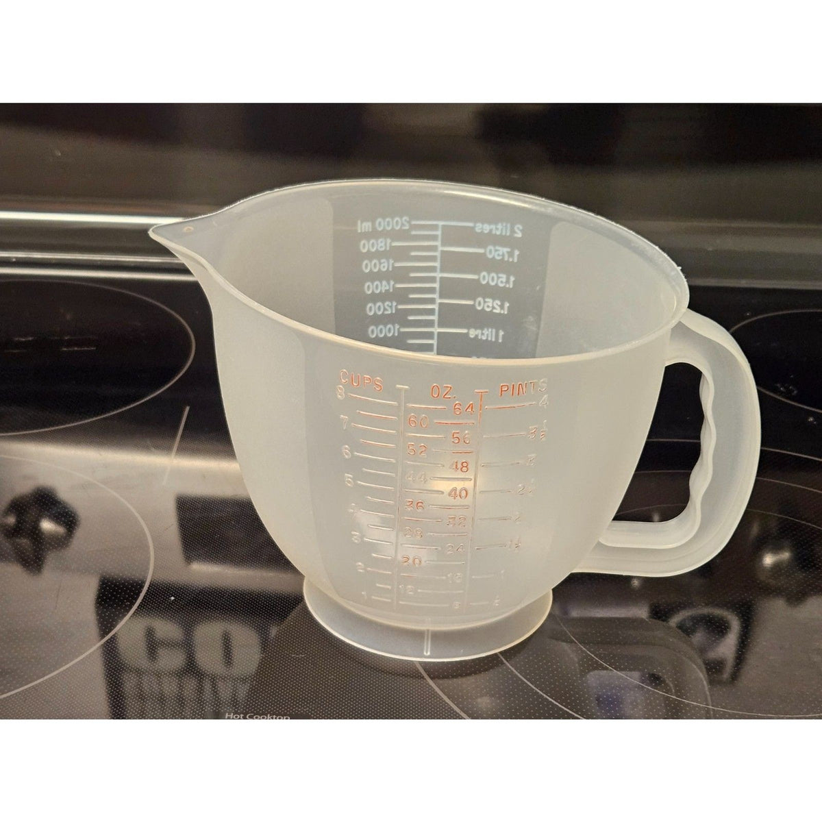 Vintage Tupperware Mix-N-Stor 2 quart Measuring Cup Pitcher Only No Lid #500