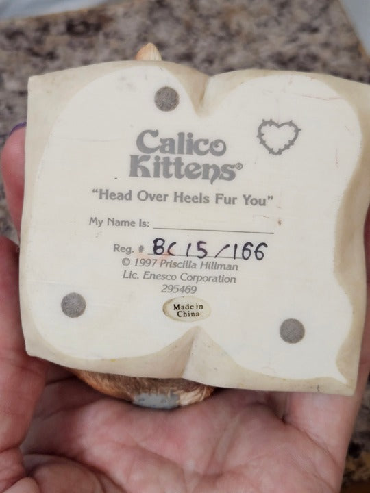 Vintage Calico Kittens by Priscilla Hillman - Head Over Heels For You